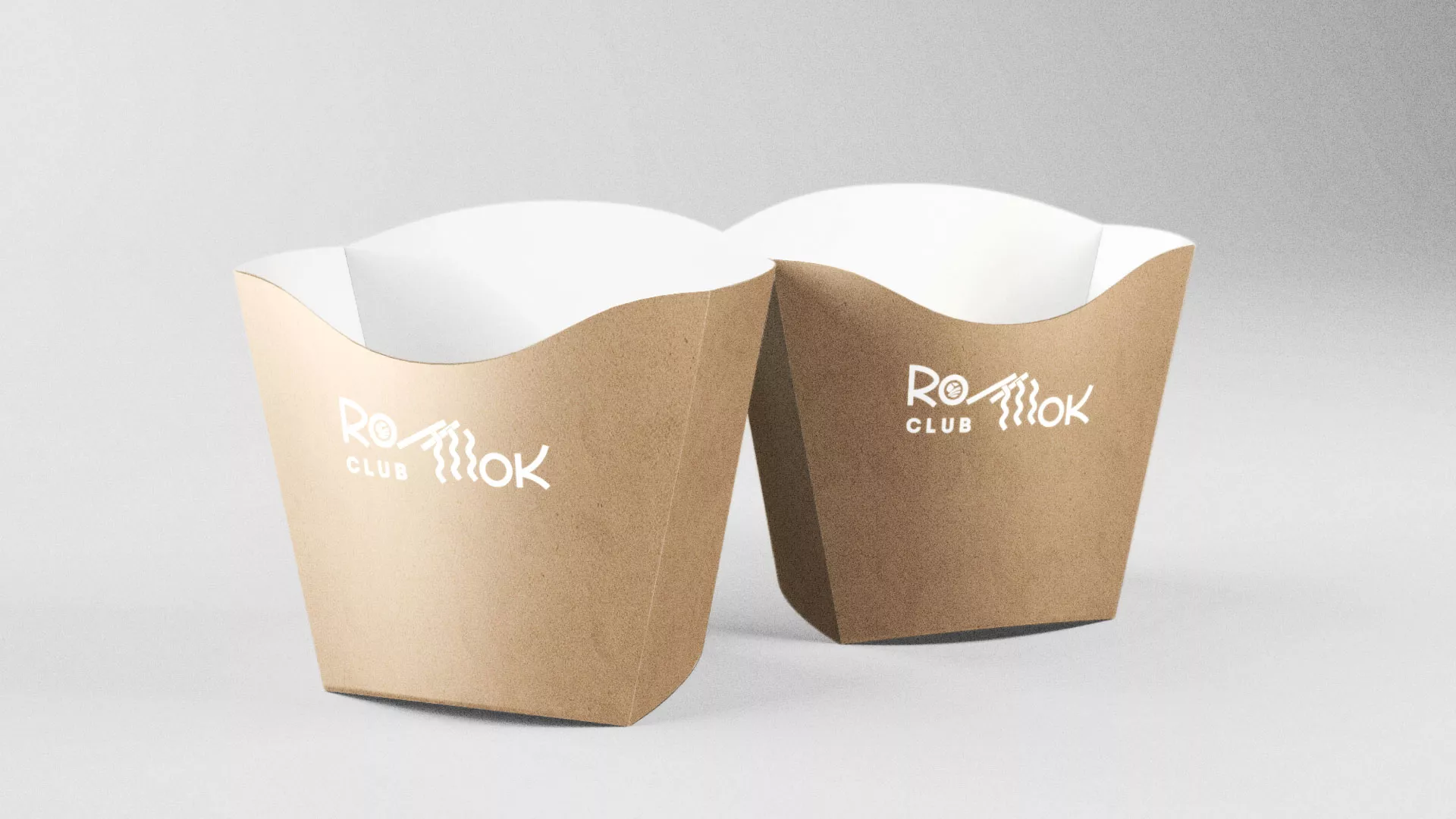 Создание логотипа суши-бара «Roll Wok Club» в Салаире